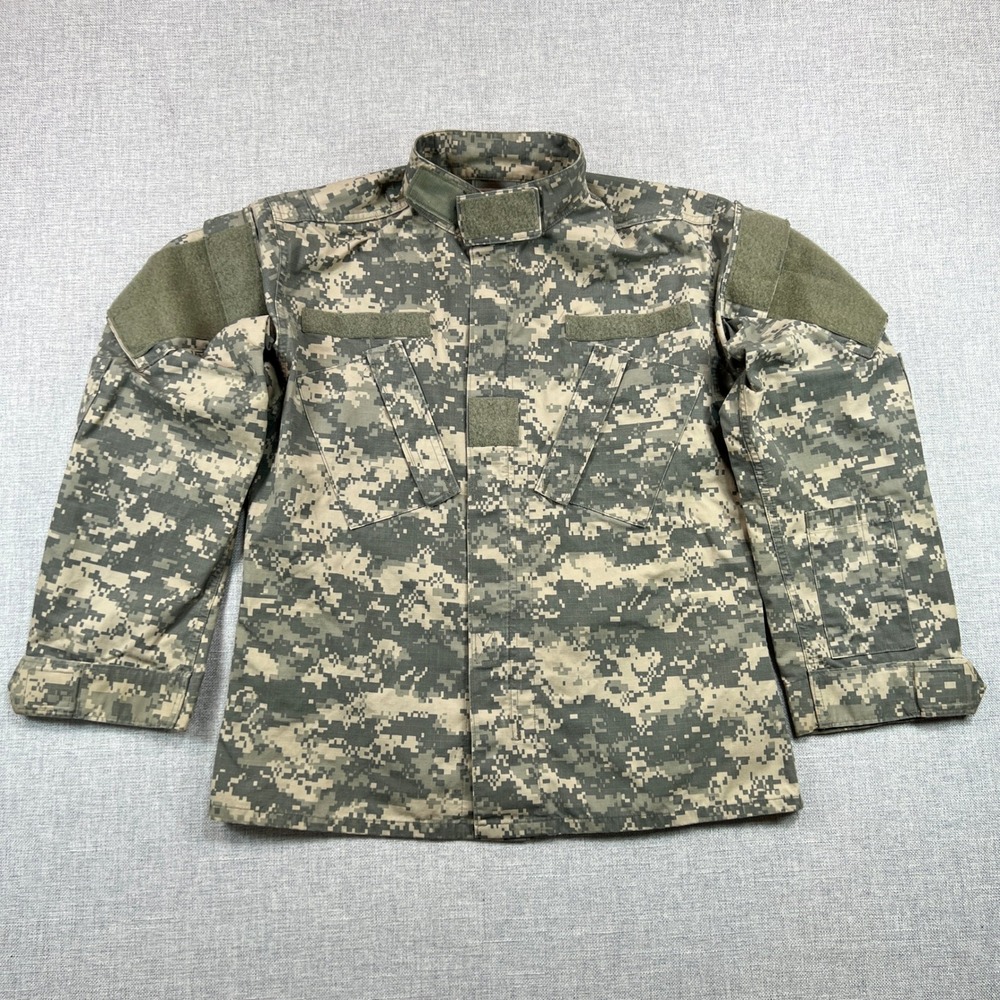 US Army Combat Uniform ACU Coat Small‎ Short Digital Camo UCP Military Jacket